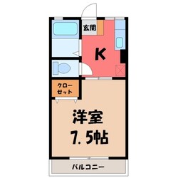 カトレアハイムの物件間取画像